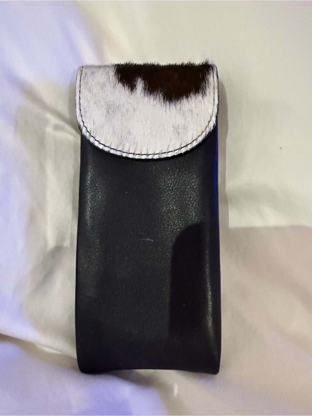 Title: Overland Leather Double Eyeglass Case – Genuine Leather - Picture 2 of 4
